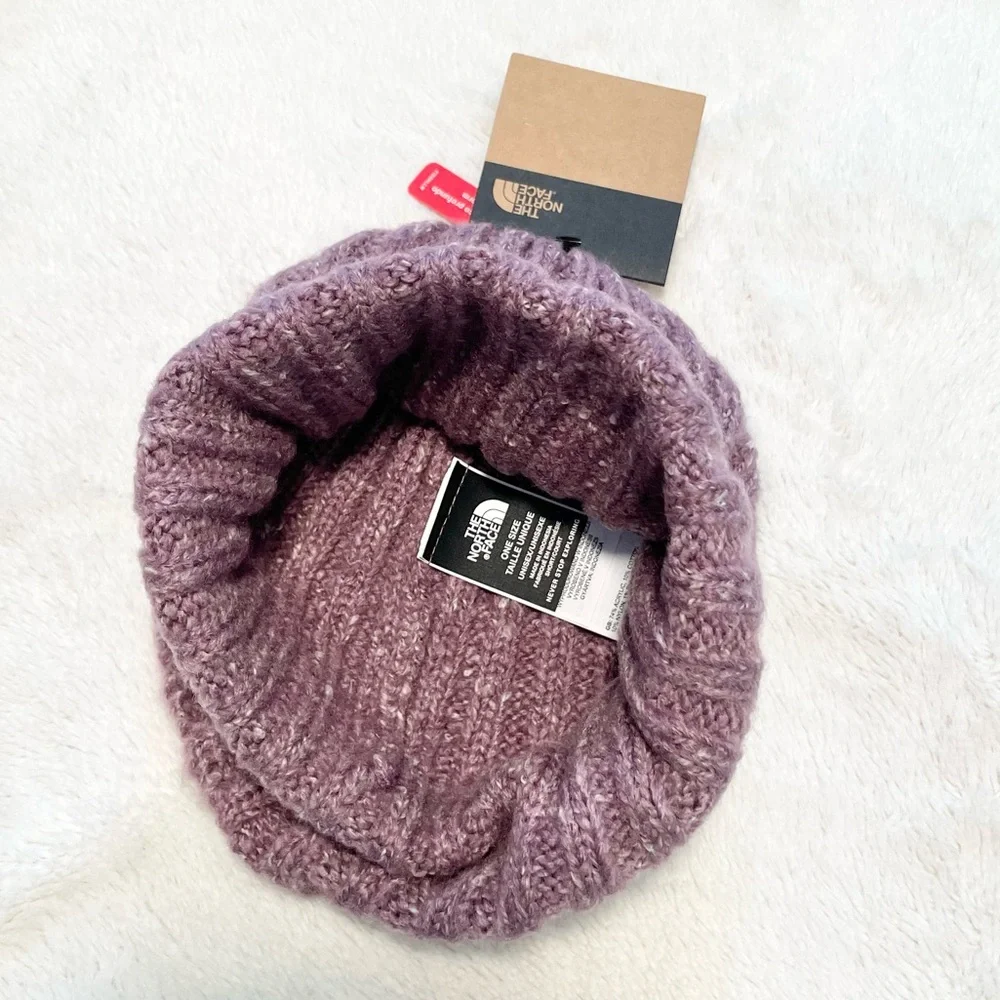 New Unisex Adult The North Face Versatile Wear Chunky Rib Beanie Hat - Picture 6 of 7